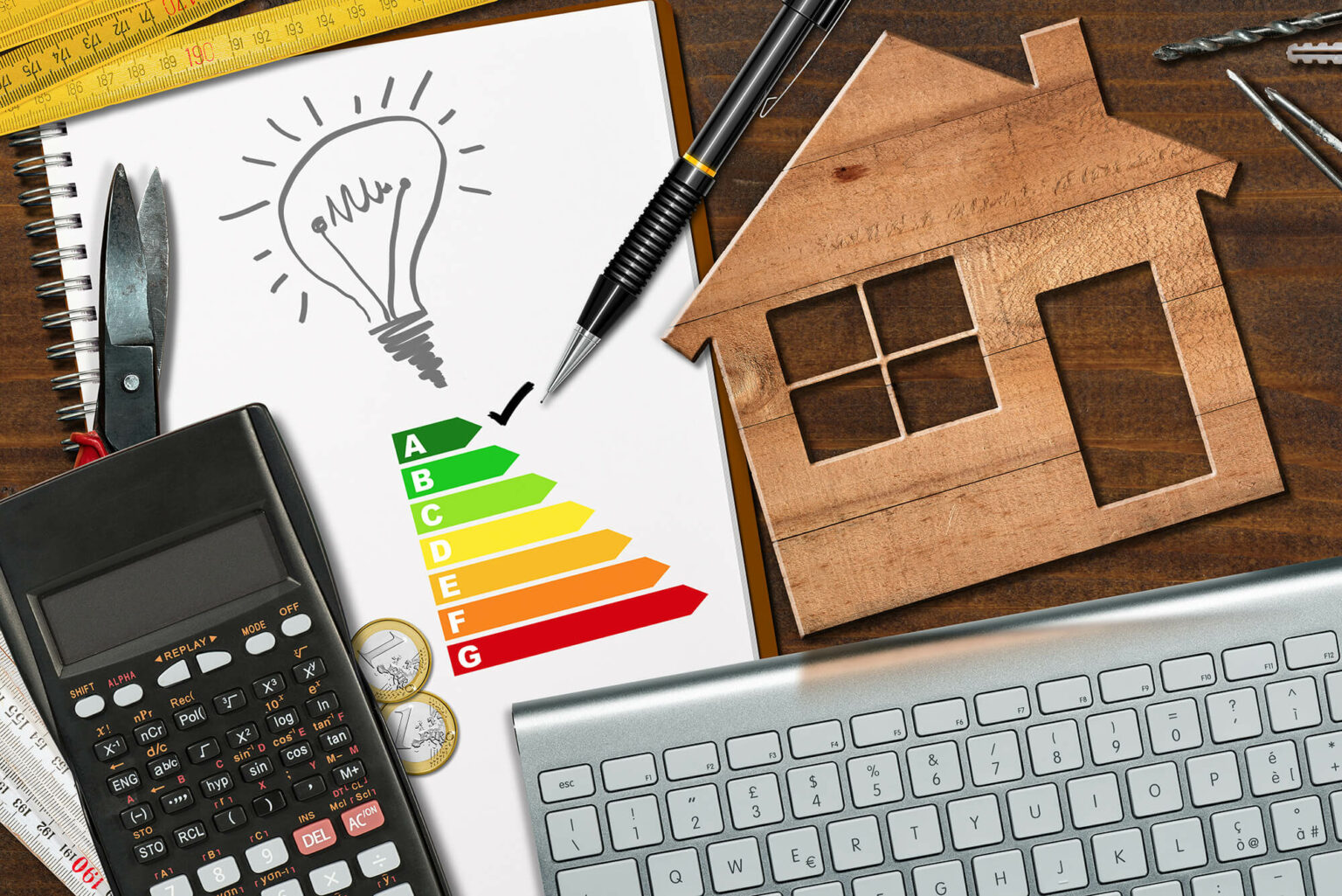 Energy renovation of a building to improve energy efficiency and reduce costs.